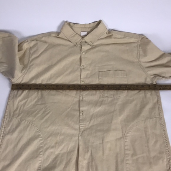 RTH Mens Long Denim pullover shirt button front long size Size 2 Oversized - Picture 6 of 12